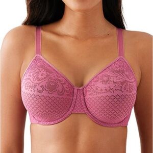 WACOAL pink VISIAL EFFECTS minimizer 857210 in padded underwire bra size 40D